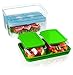 Fit & Fresh Lunch on the Go Set with Ice Pack, 3 Reusable Portion Control Containers, BPA-Free, Microwave/Dishwasher Safe Lunch Box