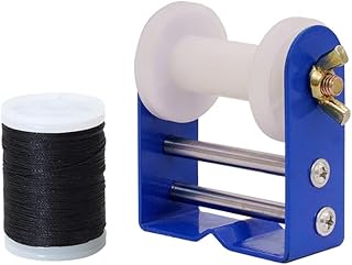 SOPOGER Archery Bowstring Serving Thread Jig 120 yard/110m Bow String Serving Durable Nylon Serving Thread for Compound/Recurve Bow Tying Peep Sight Nock Maintenance Accessories (Black)