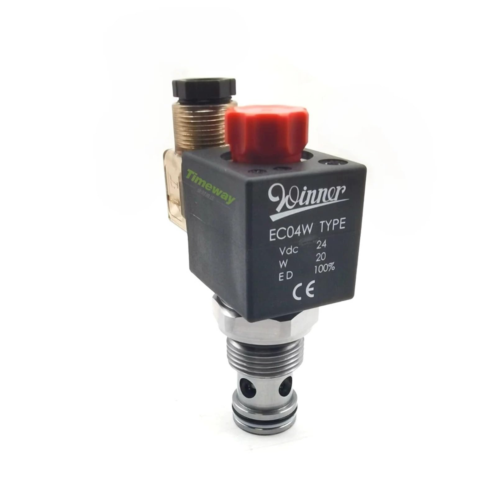 Huuoqiwy One Color Solenoid Directional Valve Ep17e Cartridge Valve Ep17e2a01n05(Ep17e2a01n05 Dc24v)