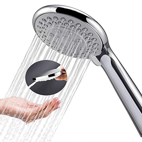 Duschkopf 7 Sprühmodi mit Sprühpistole Hochdruck Universal Einstellbar Handbrause Duschbrause Leistungsstarker Duschkopf für Massage Spa Cover