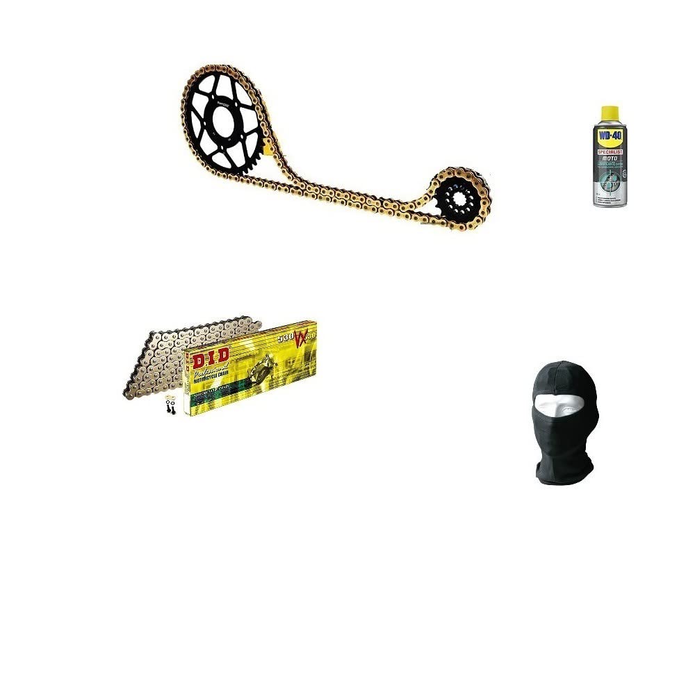 Compatible con Triumph Speed Triple (T508/T551/T566) 955 1999-2001 Kit DE TRANSMISIÓN para Cadena DE Motocicleta Did 530VX LUN 108 Enlaces, PIÑÓN Acero P530-Z43, PIÑÓN P530-Z18 ESPECÍFICO