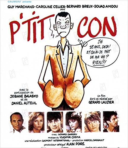 Affiche originale P'Tit Con 1983 Daniel Auteuil pièce rare de collection