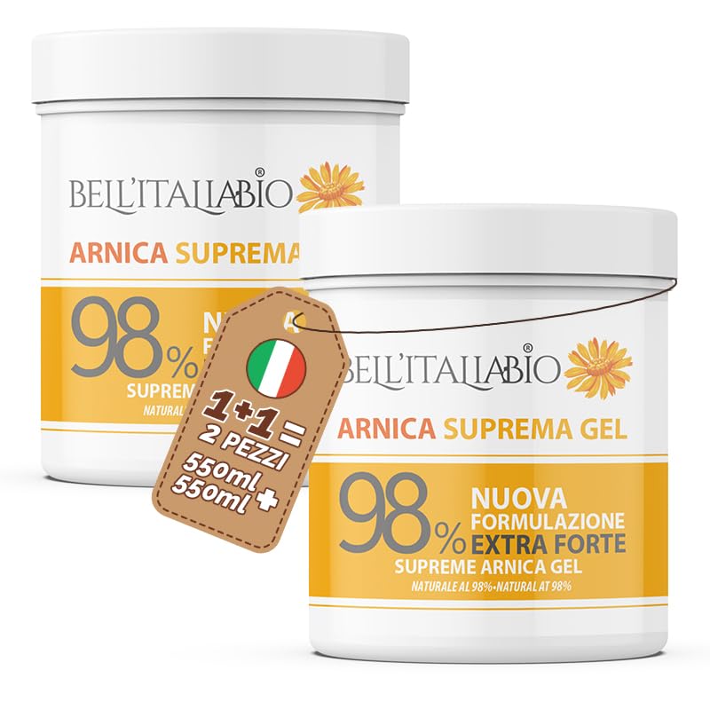Gel Forte Concentré D'Arnica 550 Ml – Usage Humain, Idéal Pour Les Muscles Et Contusions