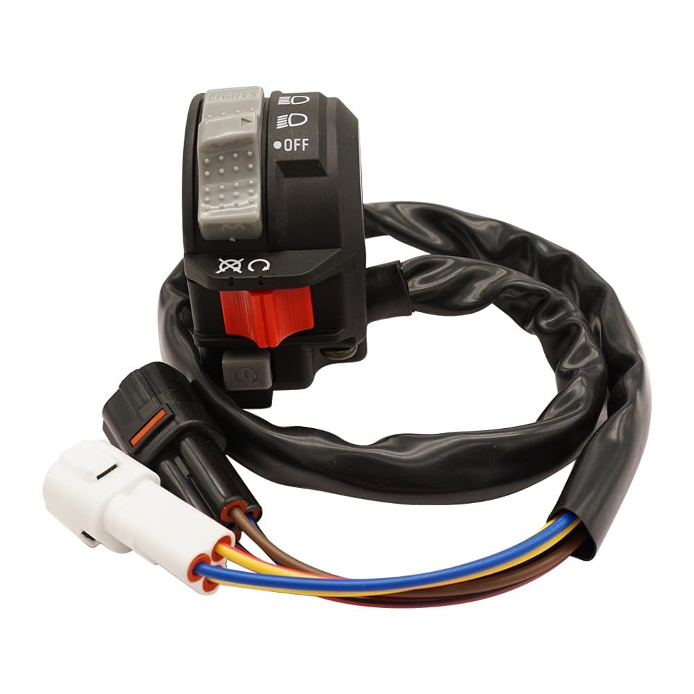 Interruttore sinistro per manubrio adatto per Yama-ha Raptor 700 YFZ450R YFZ450X Kodiak 700 450 Control Start Stop Faro