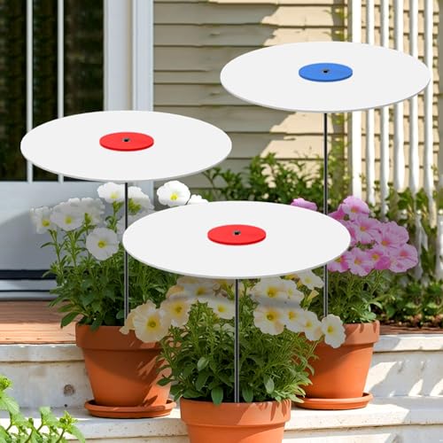 WSBXBB 3Pack- 17in Plants Shade Cover for Outdoor Plants, 65% Sunblock garden Shade Cloth, Garden plant umbrellas for flower, Sun Shade for Plants