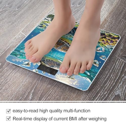 Báscula Digital de Baño con Diseño de Tortugas Marinas miniatura 5