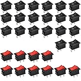 【Especificación del interruptor de palanca】Voltaje: AC 125-250V; Corriente: 6-10A; Tipo: interruptor SPST de 2 polos