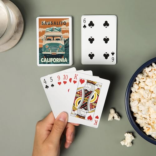 Baraja de cartas de poker Sausalito, 52 cartas miniatura 2