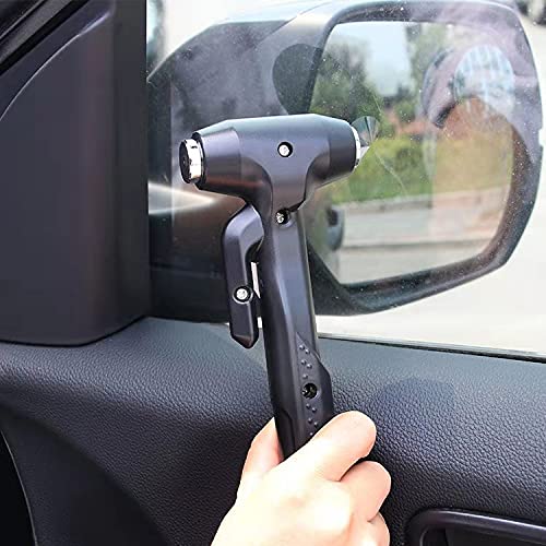 Premium Car Glass Breaker Safety Hammer - Emergency Escape Tool With Car Window Breaker And Seat Belt Cutter, Life Saving Survival Kit With Heavy Carbon Steel Points And Hardened Sharp (2-Pack - View #13