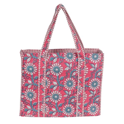 Image of Marubhumi Women Lightweight Travel Bag Purse Cotton Shoulder Tote Bag For Shopping Grocery & Beach Bag