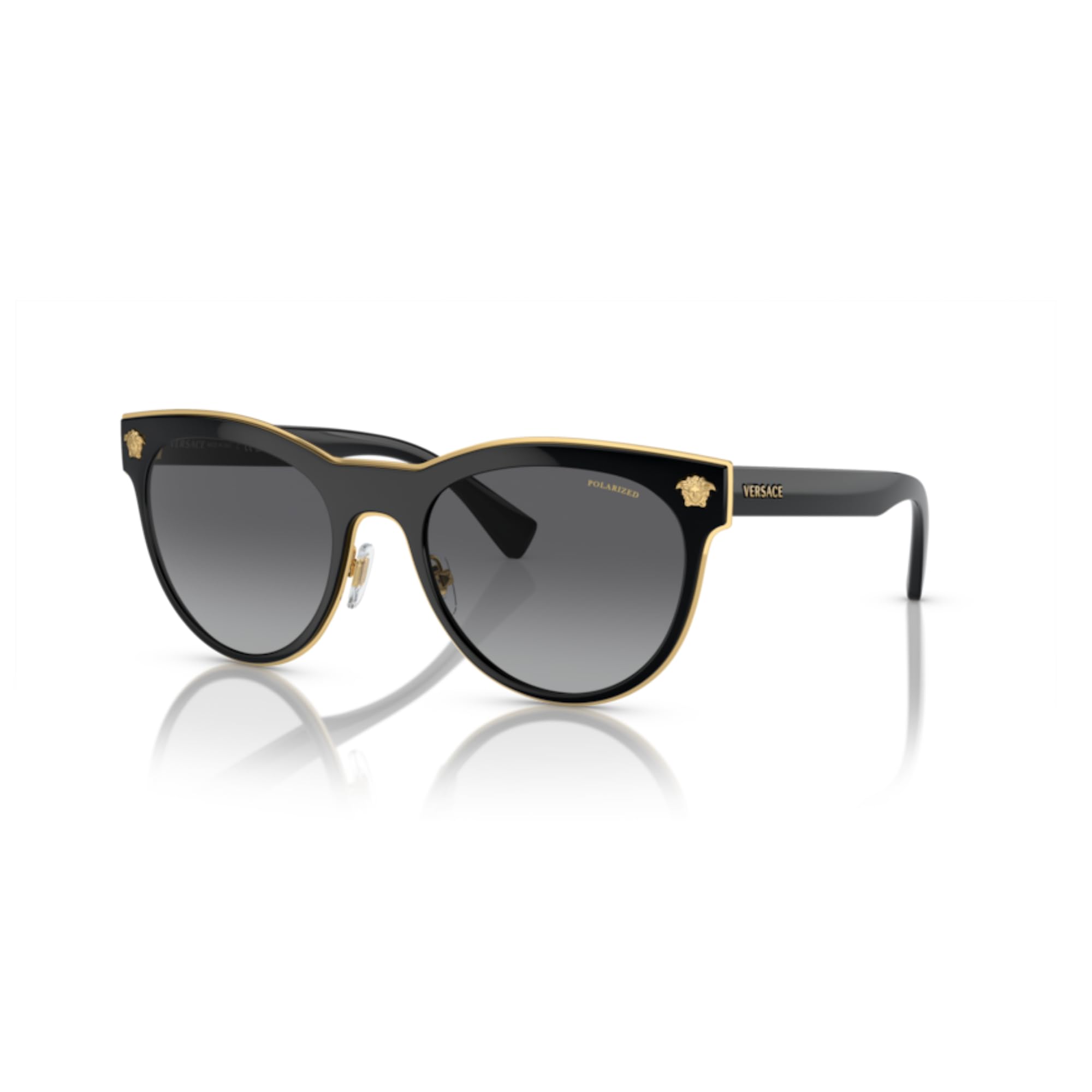 Versace VE2198 MEDUSA CHARM Round Sunglasses For Women BUNDLE with ACCESSORY EYEWEAR KIT
