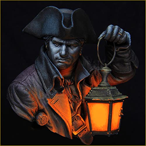Figura modelo kit de busto antiguo 1:10 de resina sin ensamblar