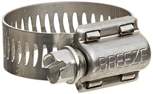 10 Pack Breeze 64012H Power Seal Clamps with 410 Stainless Screw Effective Diameter Range: 11/16
