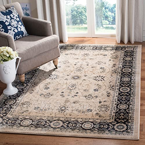 Tapete SAFAVIEH Lyndhurst 8' x 10' Gris y Crema Oriental miniatura 3