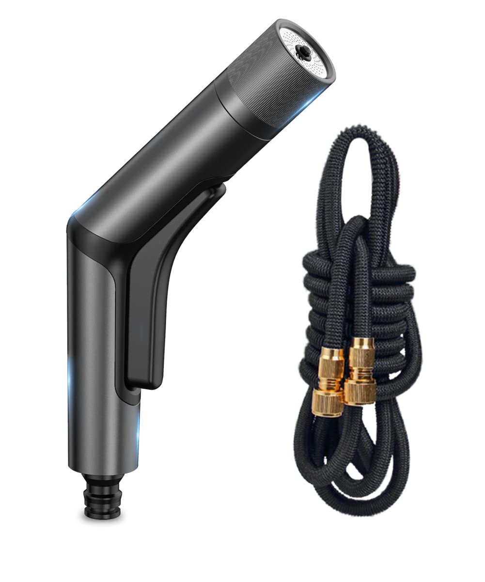 ニ*カ様 高圧洗浄ホース(ジャンク品)ノズル近く一箇所水漏れあり 高圧洗浄ノズル セット 電源不要 ウォーター ガン 洗車 散水