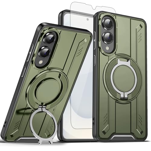 Coque Samsung Galaxy S25 edge LS Vert antichoc à grip silicone