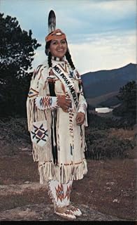 Louise Sheryl Edmo - Hoozeba Kasa, Miss Indian America XIX Women Original Vintage Postcard