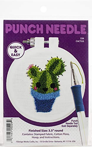 Image of DESIGN WORKS Cactus Punch Needle Kit