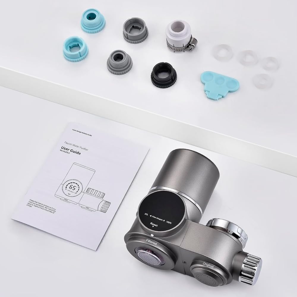 Filtre à Eau Pour Robinet Acier Inoxydable - Purificateur Haute