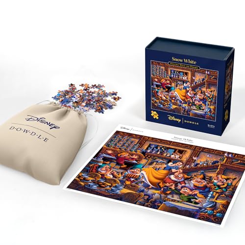 D·O·W·D·L·E Snow White Dancing With The Dwarfs - 500 Piece Jigsaw Puzzle thumb #3