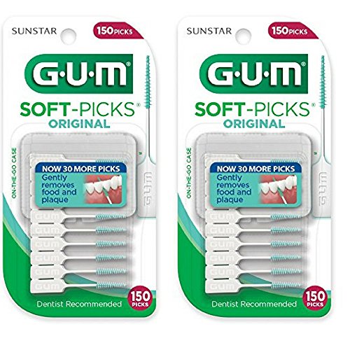 GUM Soft-Picks Original - 150 Count - Pack of 2