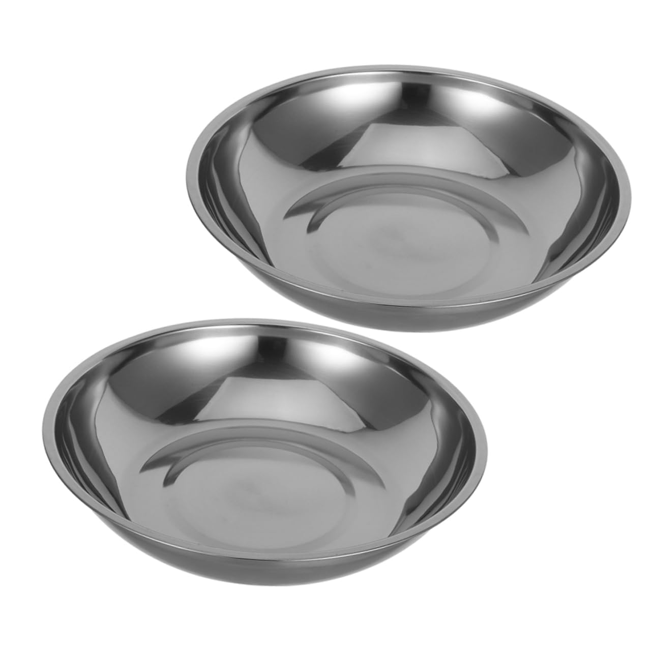 OKUMEYR Food Digital Kitchen Food Metal Weighing Bowl 25cm 2pcs Stainless Steel Salad Bowl