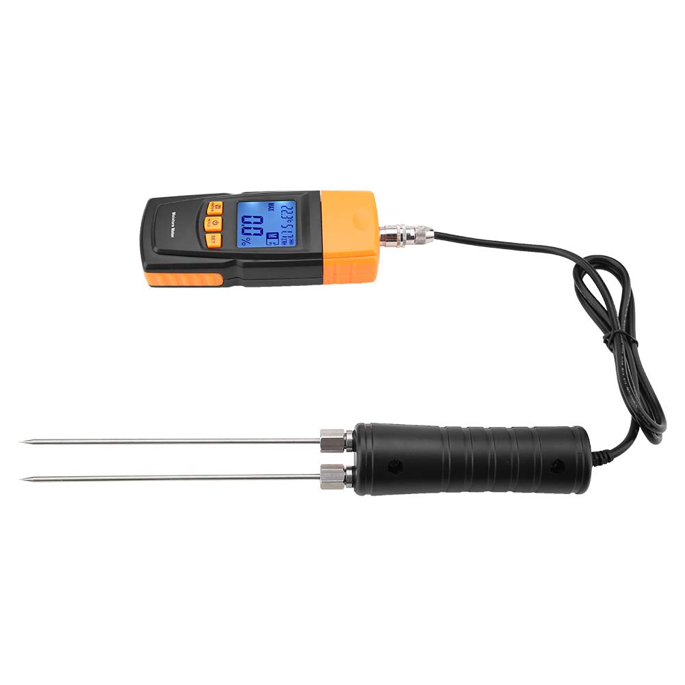 Wood Tester, Digital LCD Display, Accurate Measurement, for Wood, Bamboo, Cotton, Paper
