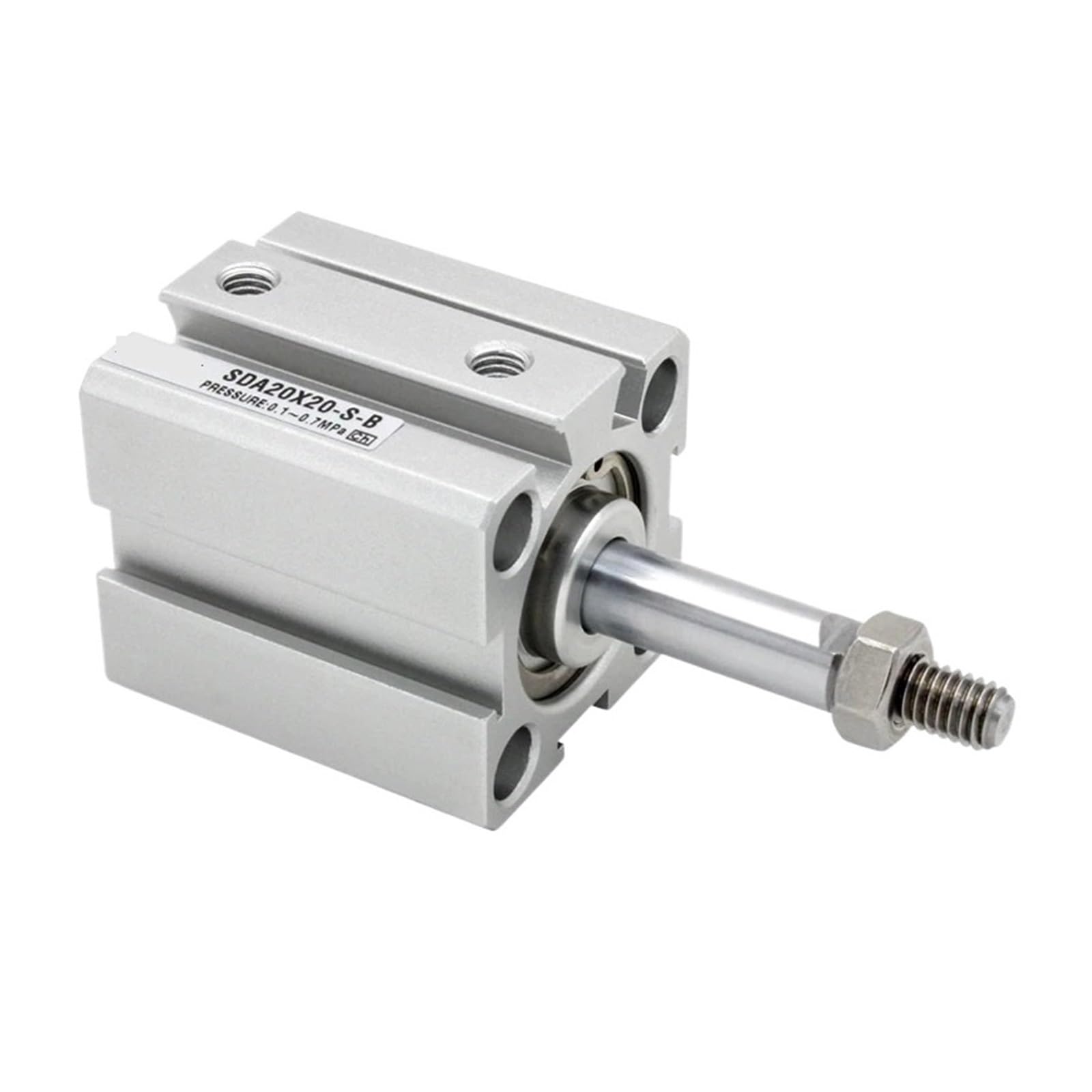 SDA63-B air Pneumatic Cylinder SDA63x50-B Double Acting Compact Cylinder Bore 63 mm Stroke 5-100mm Male Thread(SDA63X80-B,-S)