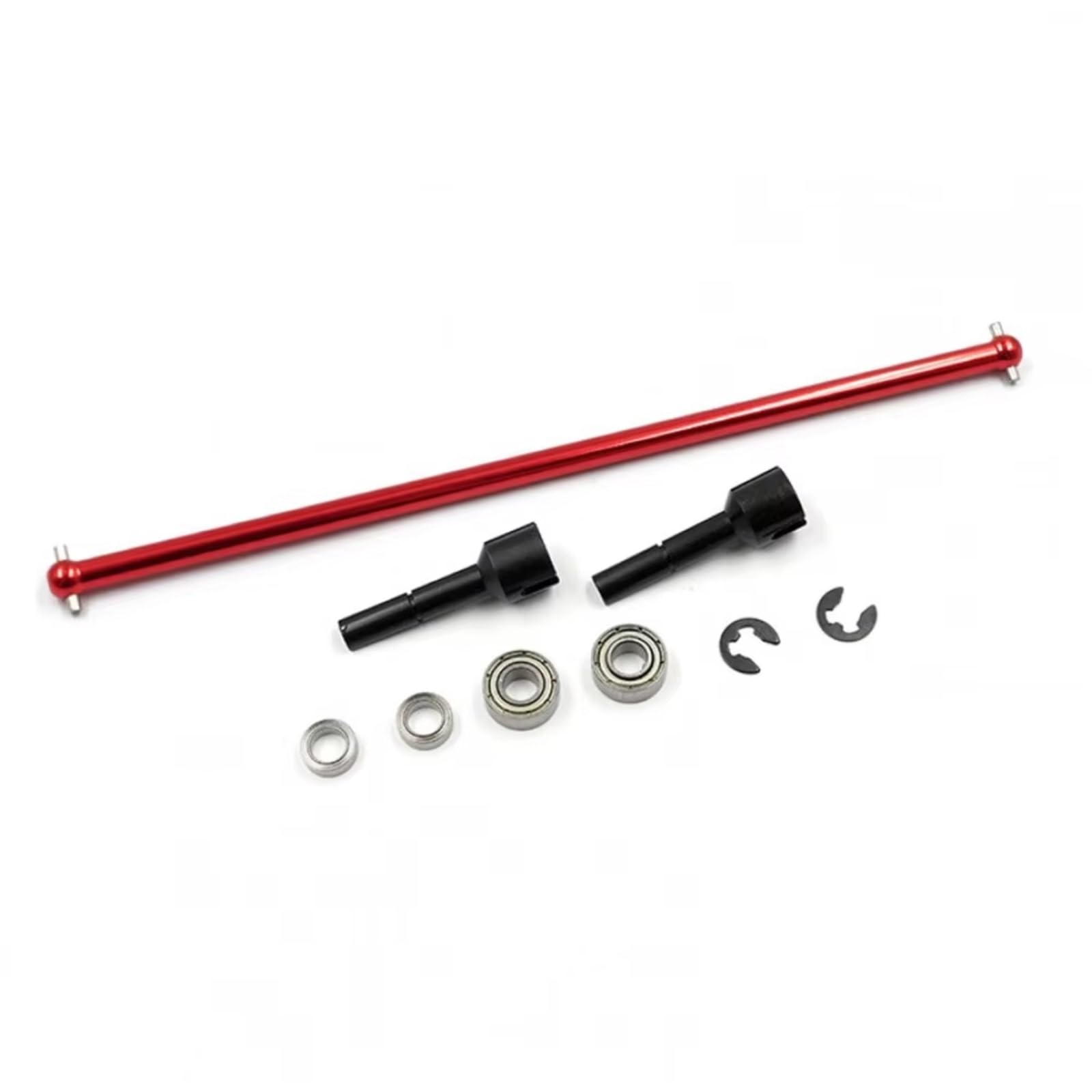 Albero Trasmissione Principale Giunto In Acciaio G45 In Alluminio Nero Per Tamiya Ta02 1/10 Aggiornamenti Auto Telecomando Accessori Ricambi Ricambi Modellini RC(Red)