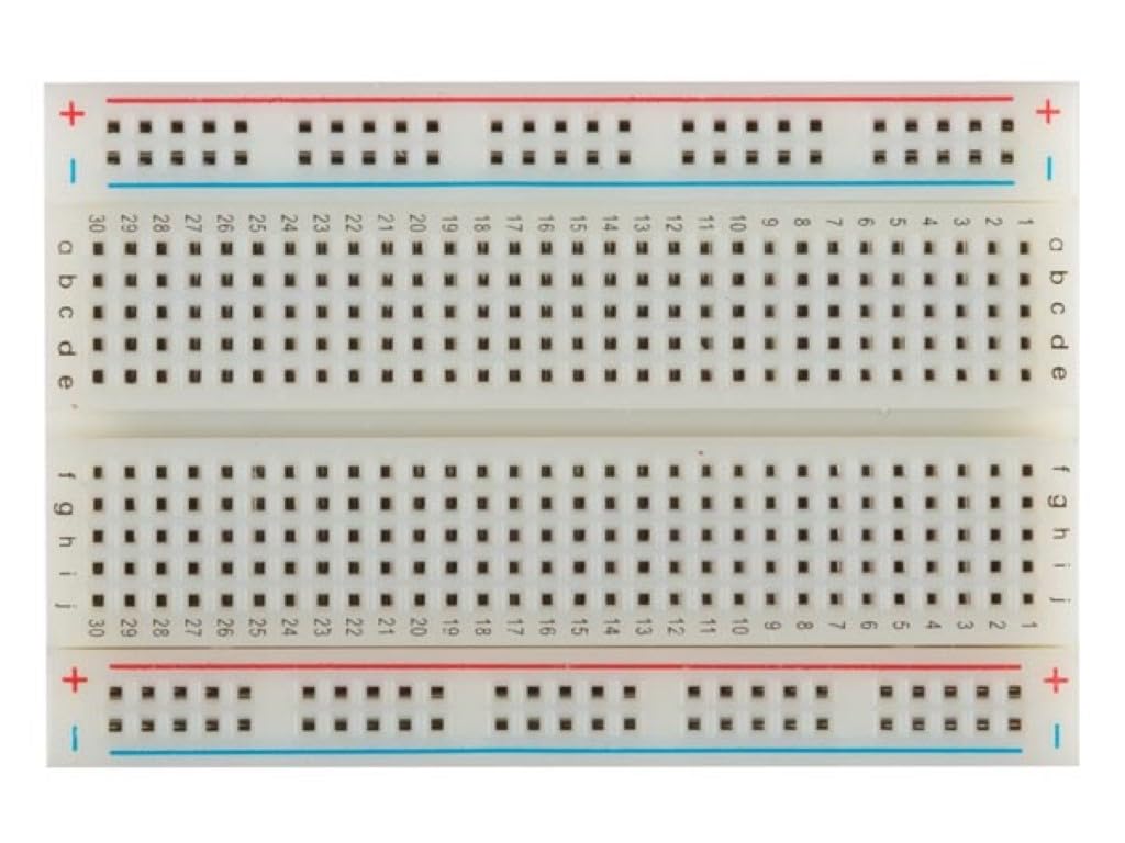 Velleman Platine d'expérimentation, sans Soudure, 400 Contacts, Compatible avec Arduino, ABS, Gris, Robuste et fiable