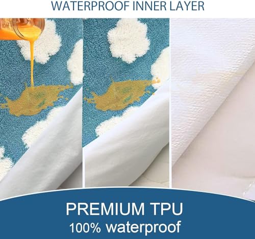 Donut-Dog-Beds-for-Small-Dogs-Removable-and-Washable-Dog-Bed-Cover-Cozy-Soft-Round-Cat-Bed-with-Waterproof-Liner-Cute-Calming-Dog-Bed-for-Indoor-Cats-for-Small-Medium-Dogs-Blue-M-30x30x8 - Cucciolini Doodles Donut-Dog-Beds-for-Small-Dogs-Removable-and-Washable-Dog-Bed-Cover-Cozy-Soft-Round-Cat-Bed-with-Waterproof-Liner-Cute-Calming-Dog-Bed-for-Indoor-Cats-for-Small-Medium-Dogs-Blue-M-30x30x8