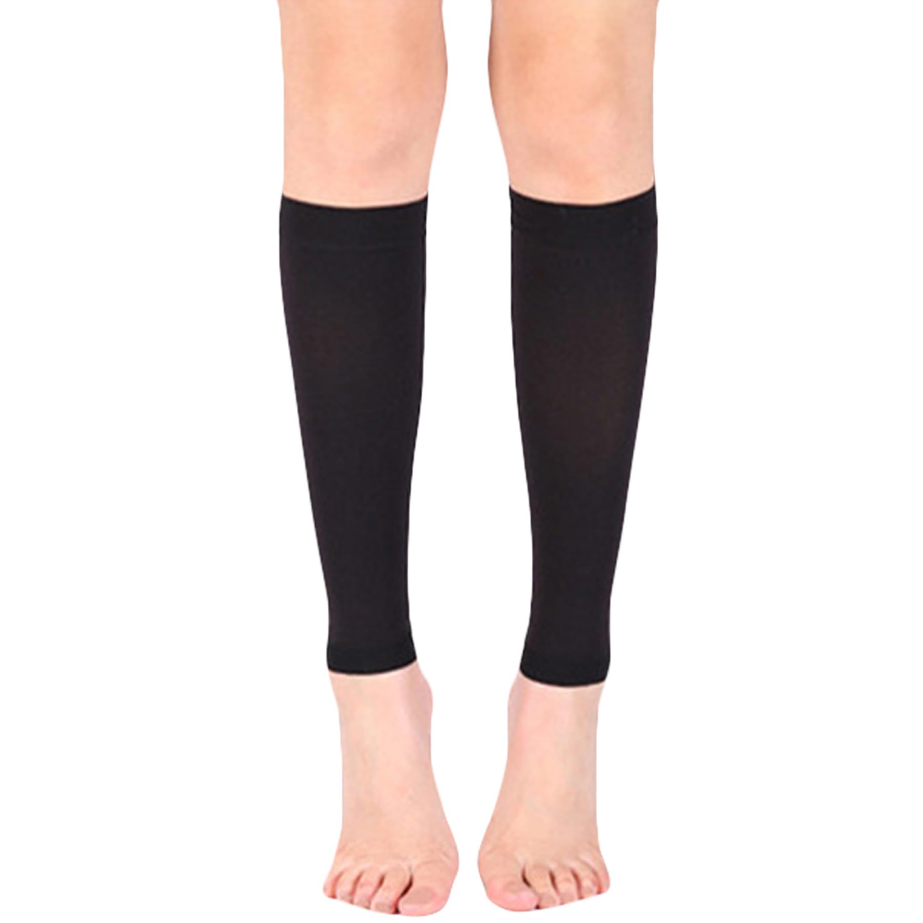 Leg Sleeve Women's Leg Warmers Leg Compression Sleeve Elastic Calf Support Fit Calf 9.8 to 15.7 Inches