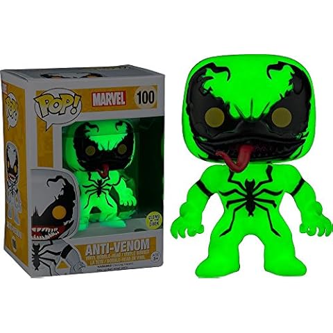 FunKo 024954 Pop Marvel: Anti-Venom Glow In The Dark 100 Bobble-Head Figure Cover