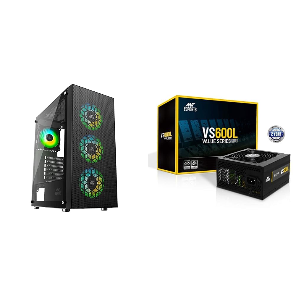 See full amazon price history chart for Ant Esports ICE-110 Mid-Tower Computer Case/Gaming Cabinet - Black | Supports E-ATX, ATX, Micro-ATX, Ant Esports ICE-110 Mid-Tower Computer Case/Gaming Cabinet - Black | Supports E-ATX, ATX, Micro-ATX, (B0C6LN9M44) Amazon Price History, Amazon Price Tracker
