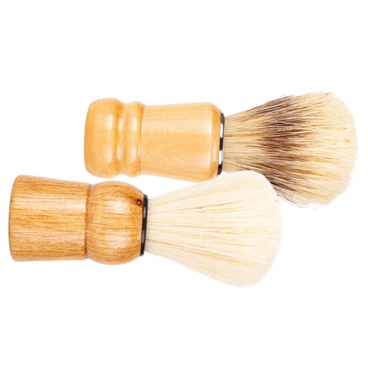10pcs Beard Brush Wood Handle Premium Shaving Brush for Men Boar Bristle Hairbrush for Grooming and Styling Facial Hair for Father Day