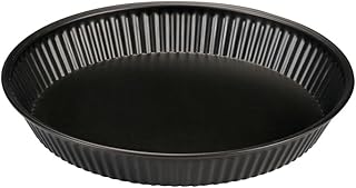 Moule à tarte Ø 28 cm, Acier avec revêtement antiadhésif, Noir