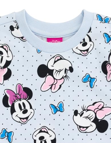 Disney Girls Fleece Sweatshirt and Jogger Pants Outfit Set Newborn to Big Kid Sizes (Newborn - 14-16)4