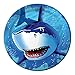 Shark Splash Birthday Party Supplies Bundle for 16 (plus 16 Shark Attach Stickers)