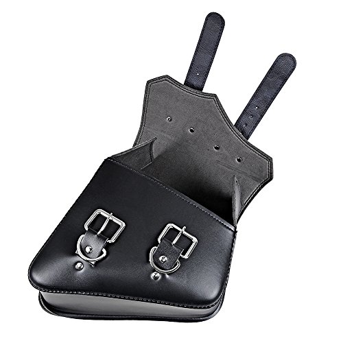 Astra Depot Solo Saddlebag izquierda y derecha en piel sintética suave compatible con Harley Sportster XL883 XL1200 miniatura 6