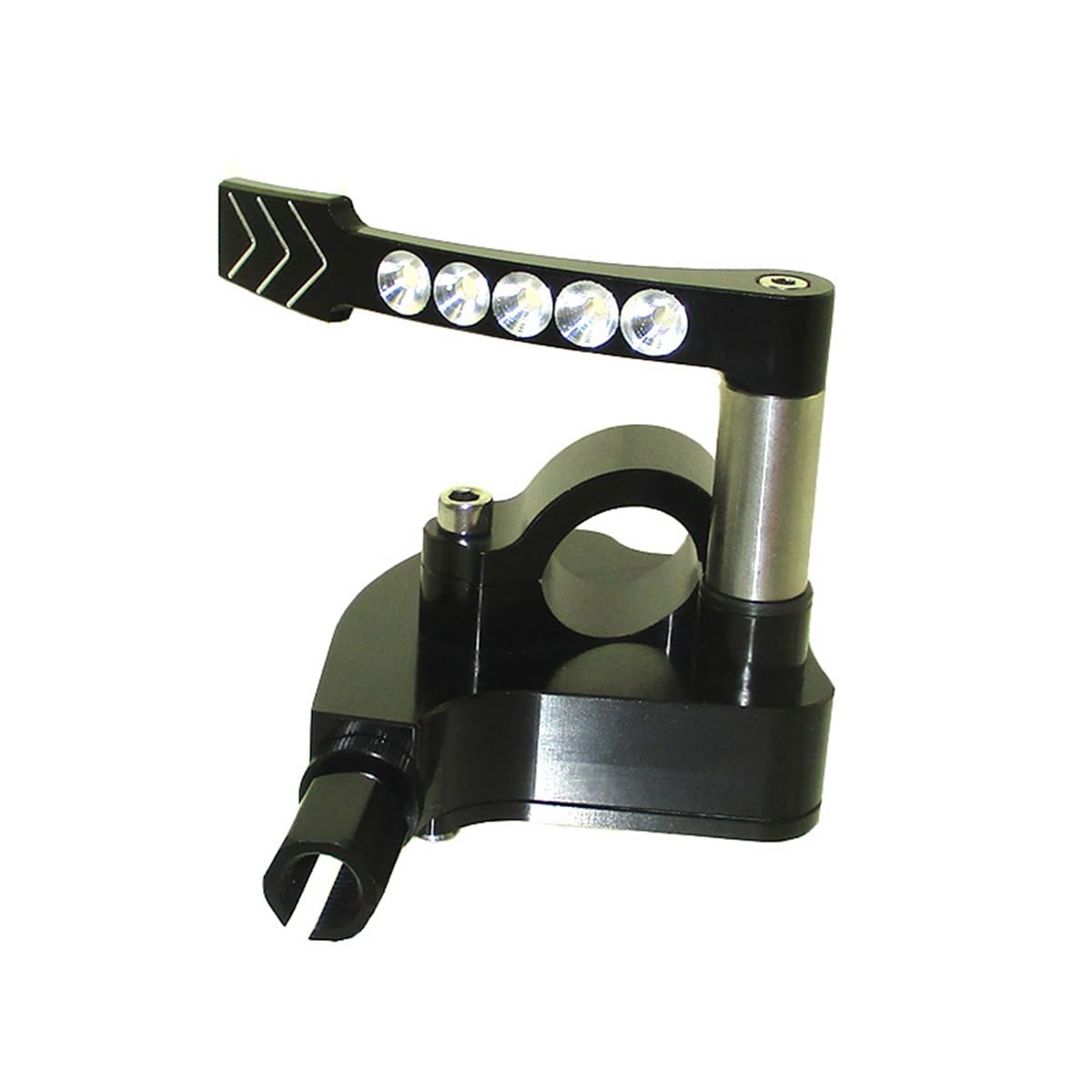 Acceleratore a pollice CNC Billet per Yamaha Honda Kawasaki Suzuki ATV Quad 4 ruote (nero)