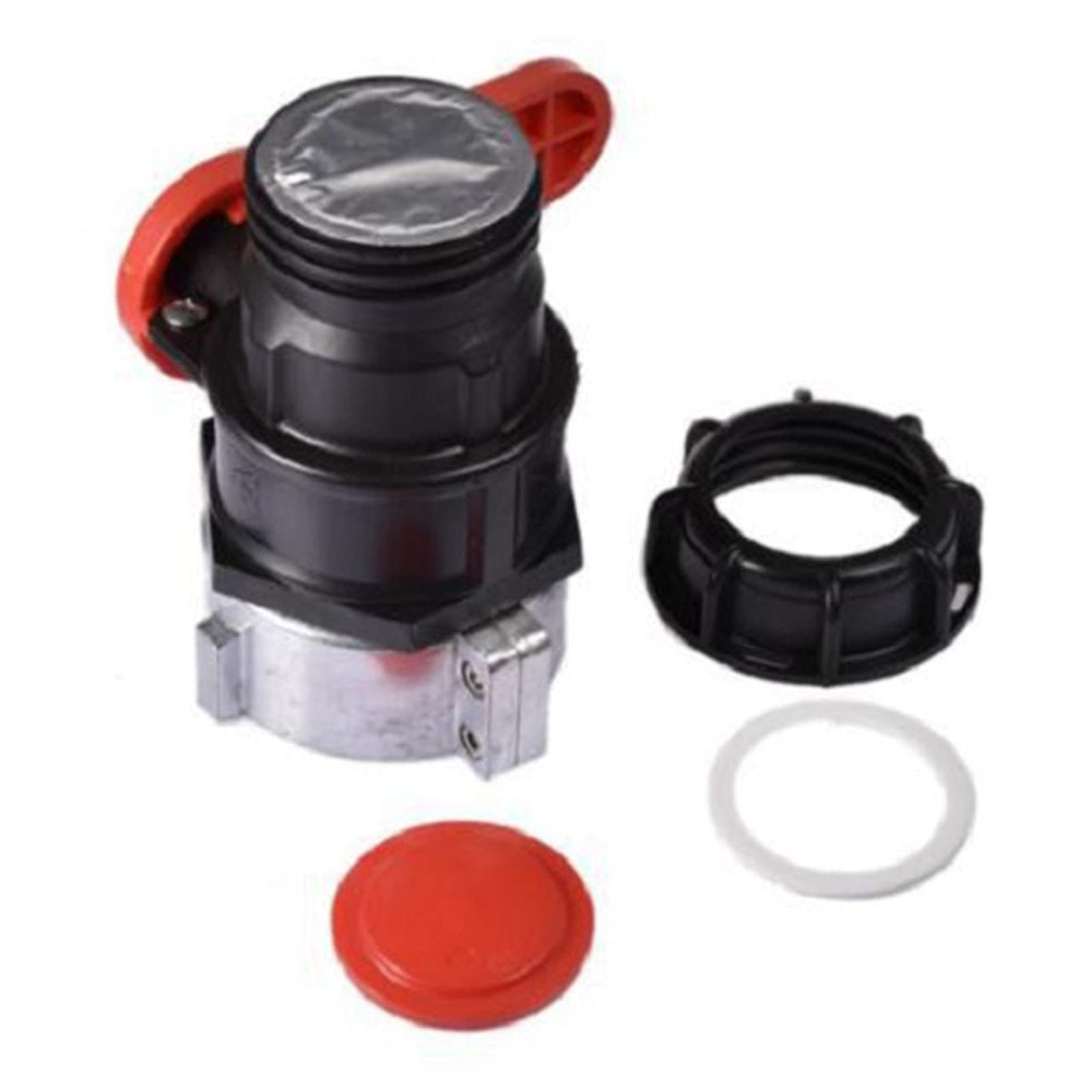IBC Adapter Ball Valve For 1000-Liter Container Tank Red-image-21