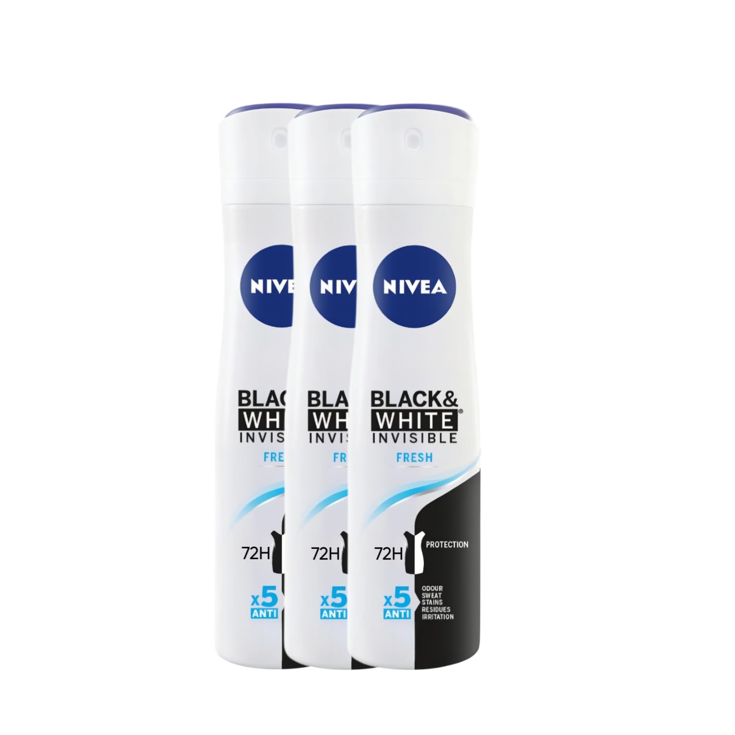 Amazon.com : NIVEA Invisible for Black & White Fresh Deodorant