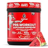 Six Star Pre-Workout Explosion, Watermelon (30 Servings) - Preworkout Energy Powder Supplement for Men & Women - Pre Workout Drink Mix with Creatine & Beta Alanine - Sports Nutrition Products