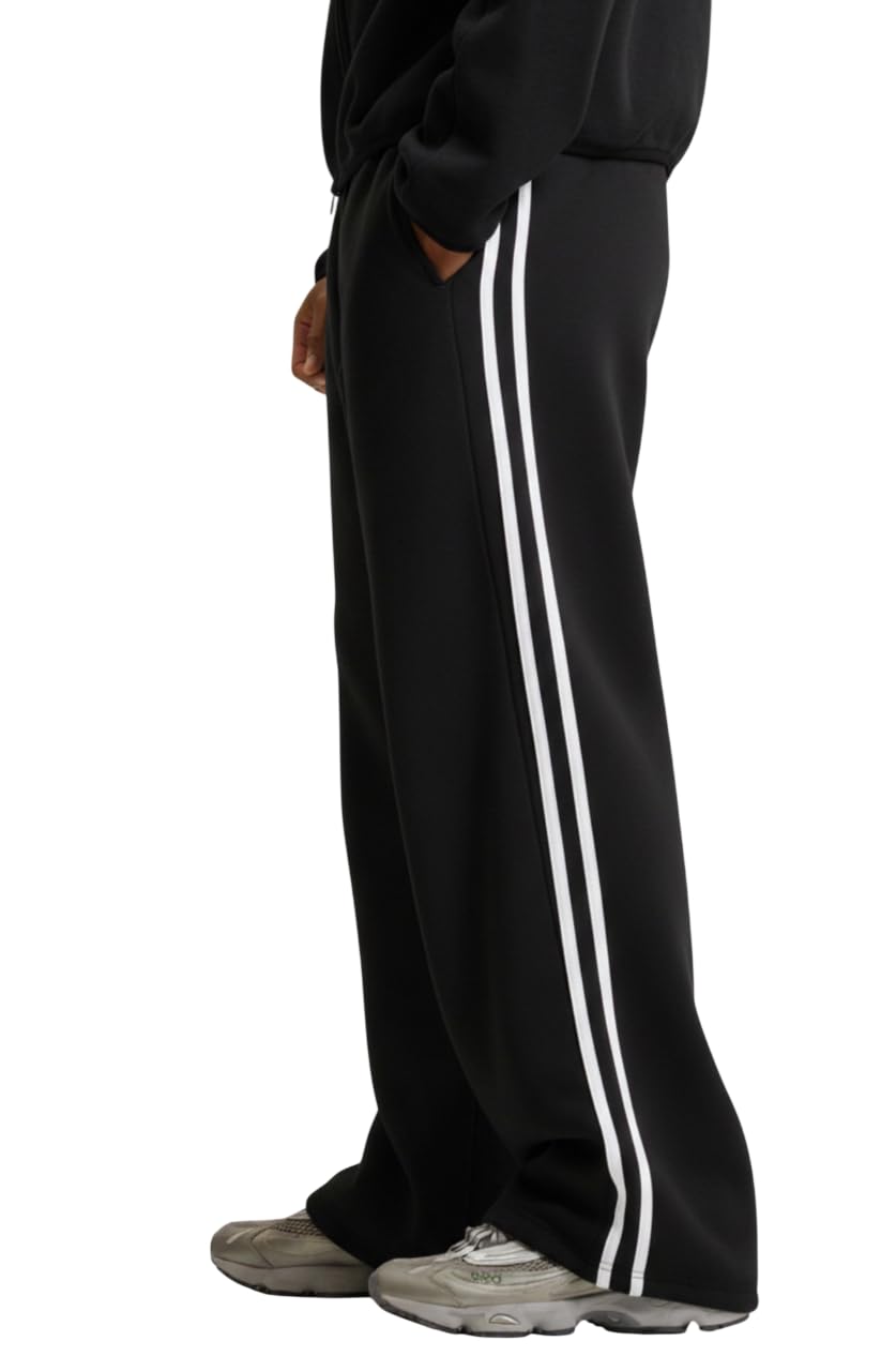 dockstreet Track Pant for Men || Baggy Fit || Track Pants || Full Elastic Jogger Track Pant || 100% Cotton-picture-42