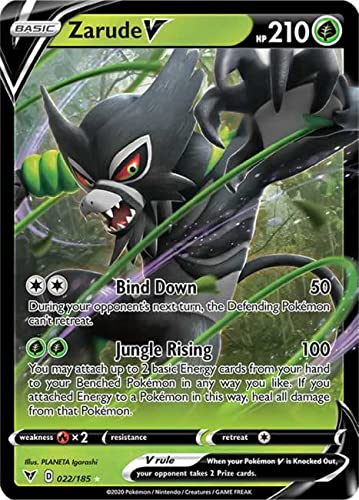 Titan Cards Zarude V - 022/185 - Ultra Rare Collectible Card