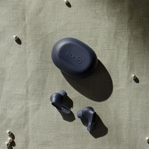 Image of sudio N3 Pro Wireless Earbuds - Active Noise Cancelling (ANC), 30-Hour Playtime, Sweat & Splashproof, Eco-Friendly Design with Recycled Materials, Comfortable Fit, Premium Metallic Finish (Blue)