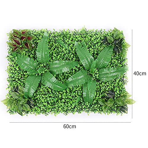 Suwei Kunstmatige plantenhek met bloemen, inkijkbescherming, gazonmuur, groene achtergrond, voor uv-bescherming binnen… - Afbeelding 3