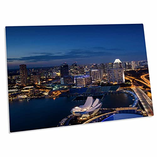 3dRose Pad para Escritorio Skyline Ciudad Elevada miniatura 1