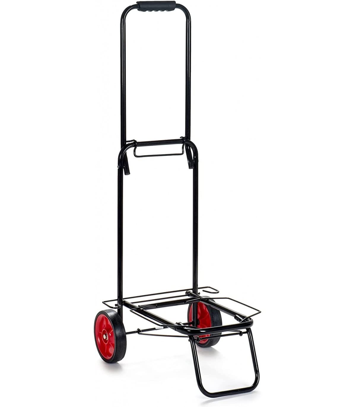TIENDA EURASIA® Carro Portasillas de Playa - Carro de Playa Plegable con Ruedas - Estructura Metalica Incluye Goma Elastica (MAX 30 KG - 42 x 34 x 95 cm)