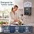AutoSteelix 14kW Electric Tankless Water Heater 240V - Immediate On-Demand Hot Water Digital Display Self-Modulating Energy Efficient Compact Whole House Apartment Shower Kitchen